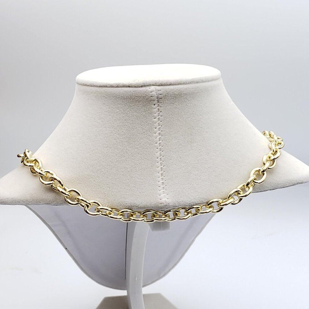Authentic Louis Vuitton Gold Padlock w/unbranded 16k Gold Plated Stainless Steel - Picture 5 of 16